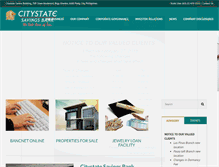 Tablet Screenshot of citystatesavings.com